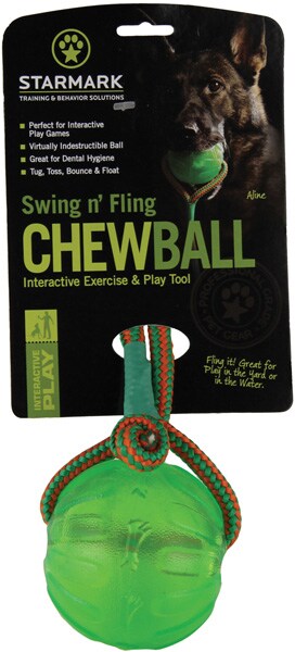 Chew Ball on rope Medium
