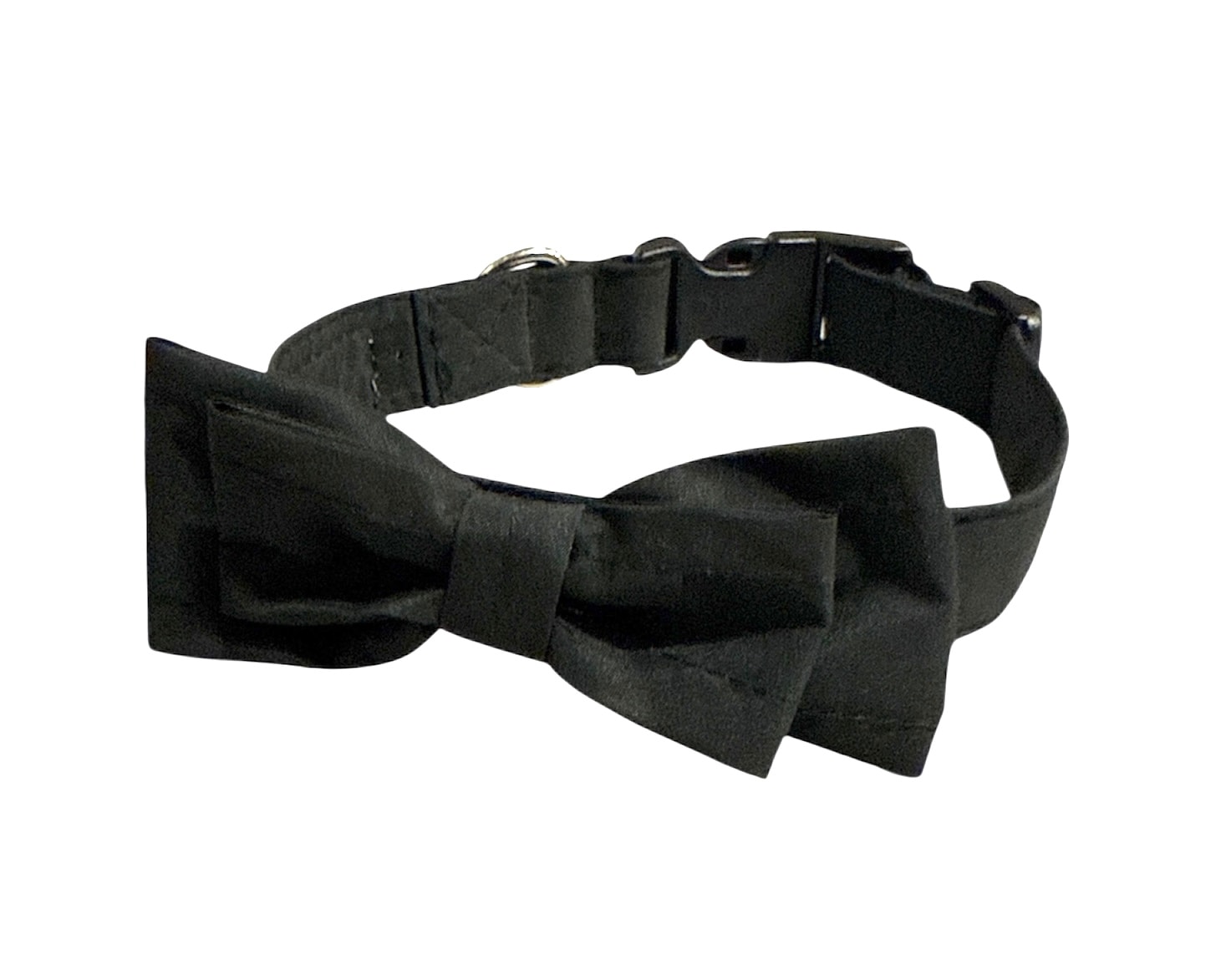 G&E Svart halsband med rosett 