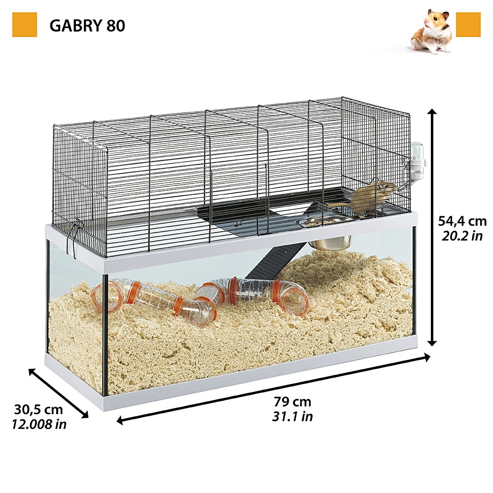 Smådjursbur Gabry 80 79x30,5x51,4cm - 2