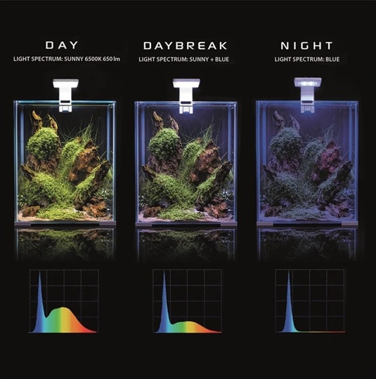 AquaEL Shrimp Set Day&Night 10L Svart - 2