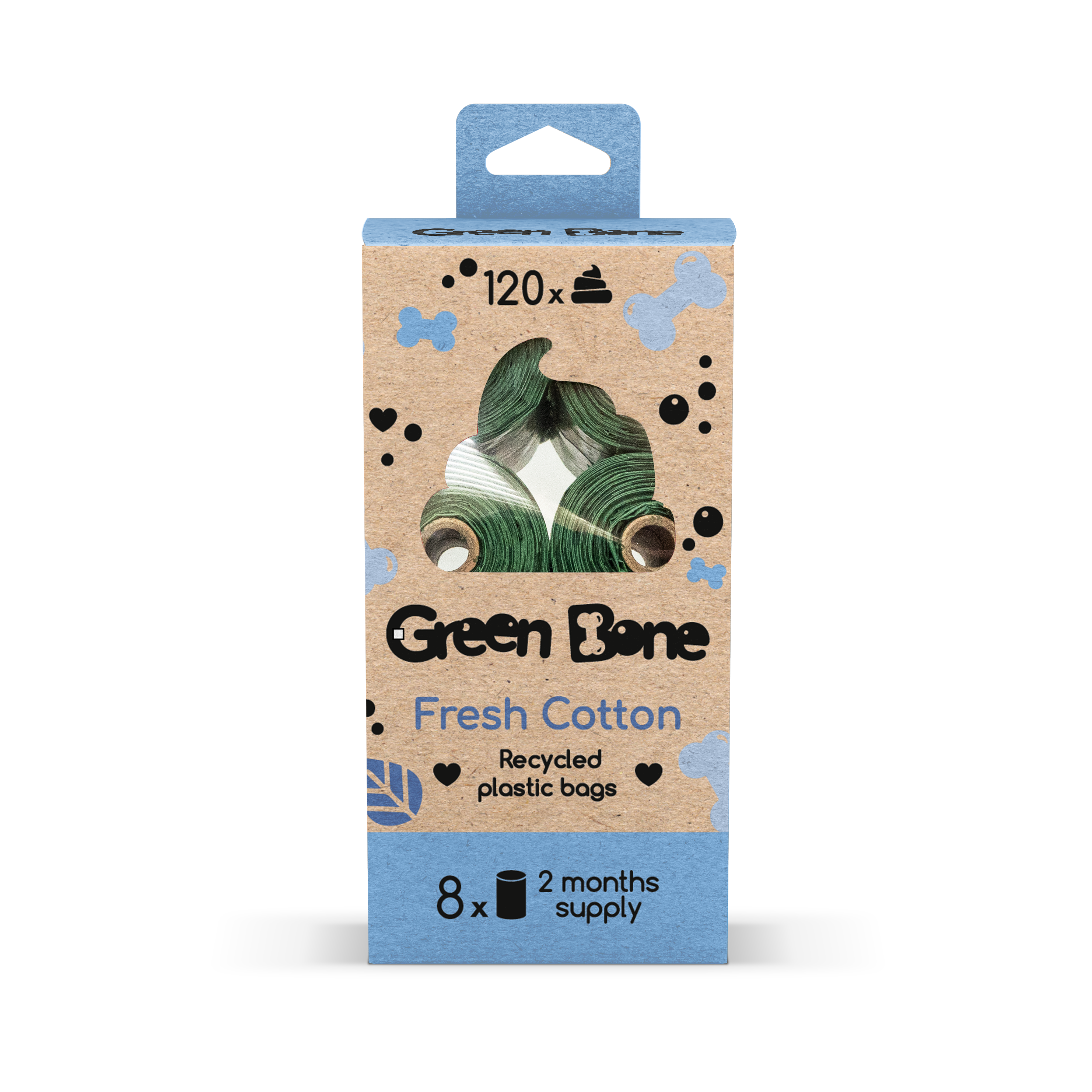 Green Bone Bajspåsar Fresh Cotton - 2