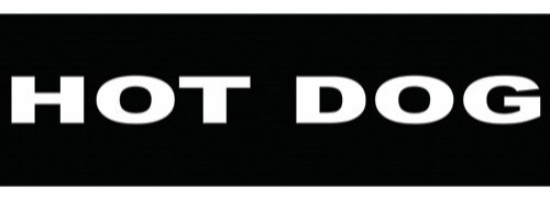 K9 label HOT DOG 2-pack