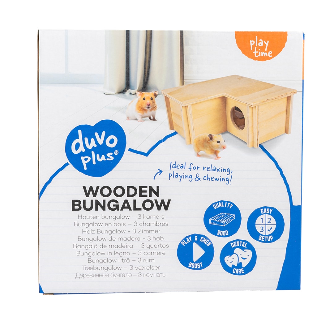 Hamsterhus 3-rum 24x24x11cm - 2