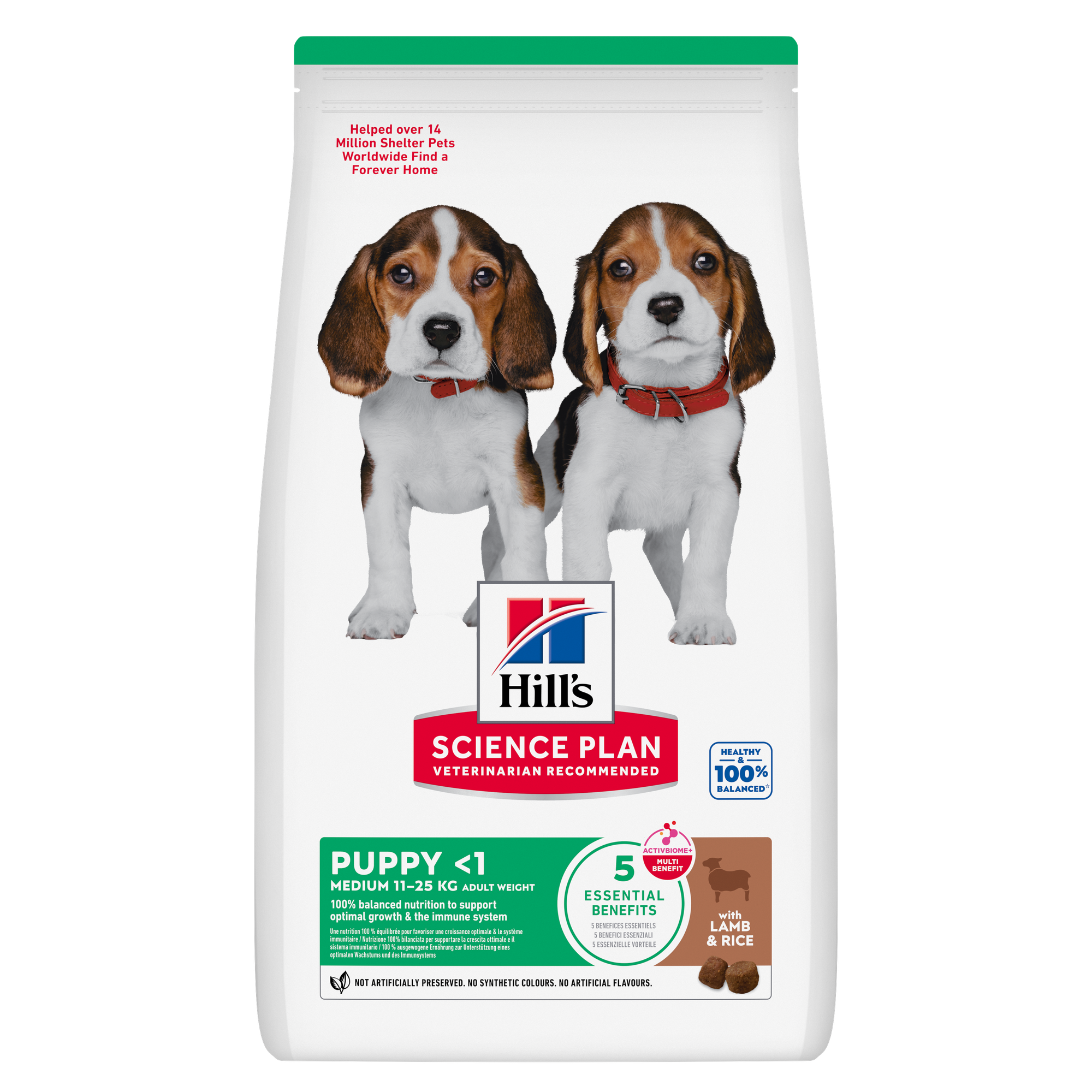 Hill's hund Puppy medium lamb & rice 12kg