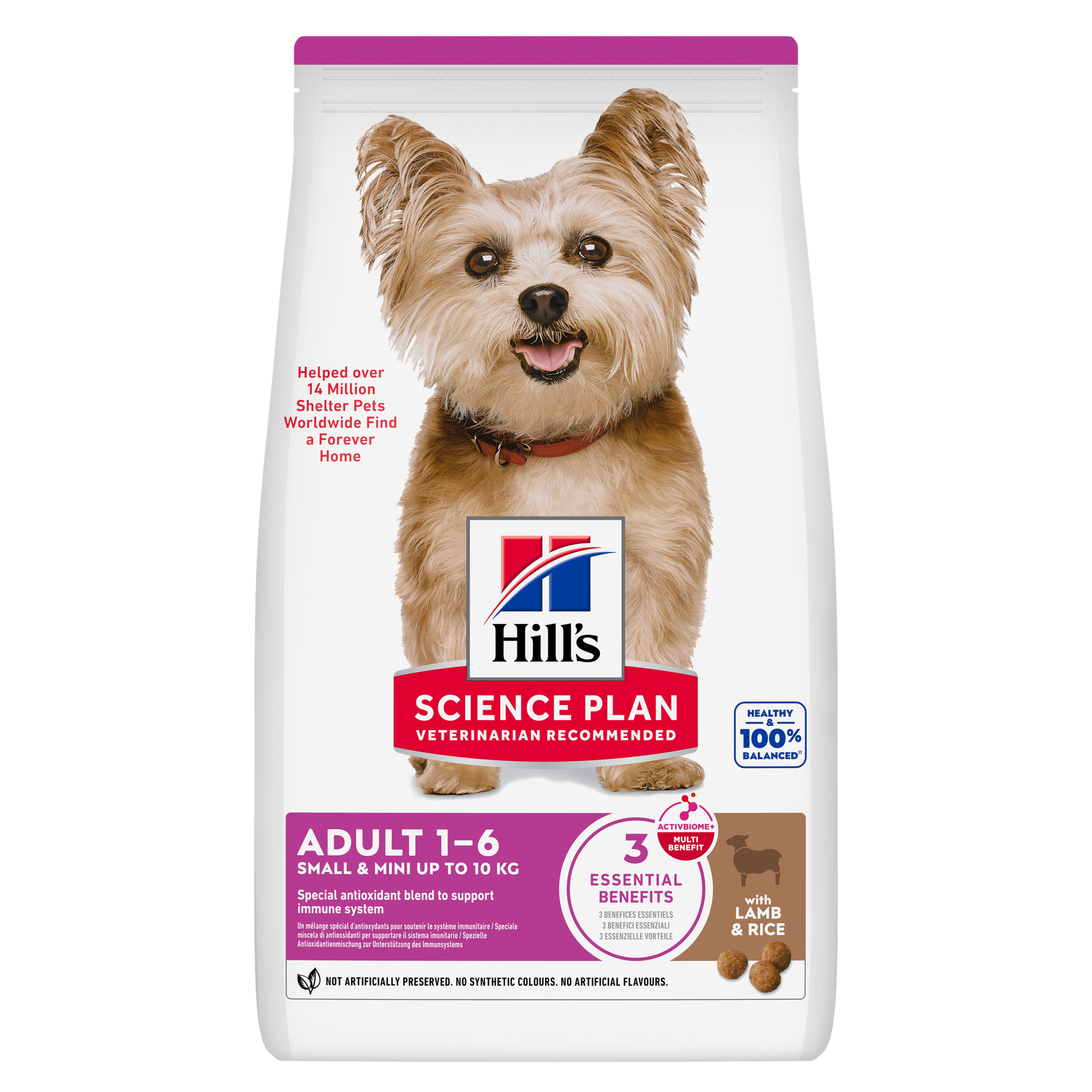 Hill's hund Adult small/mini lamb & rice 1,5kg