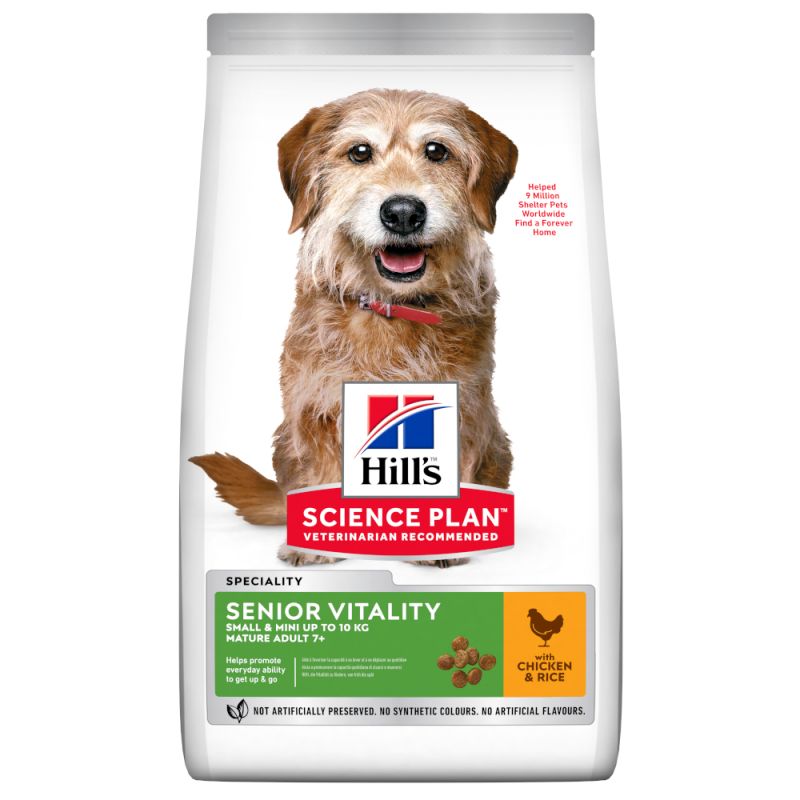 Hill's hund Senior Vitality small/mini chicken 6kg