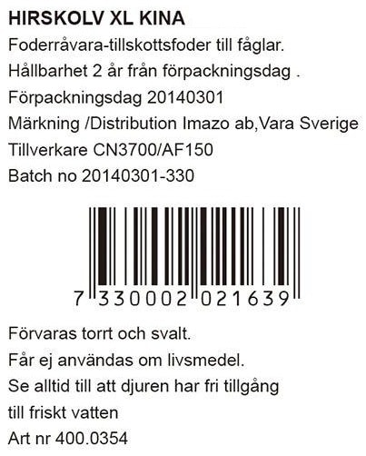 Hirskolvar gula lösvikt /kg - 2