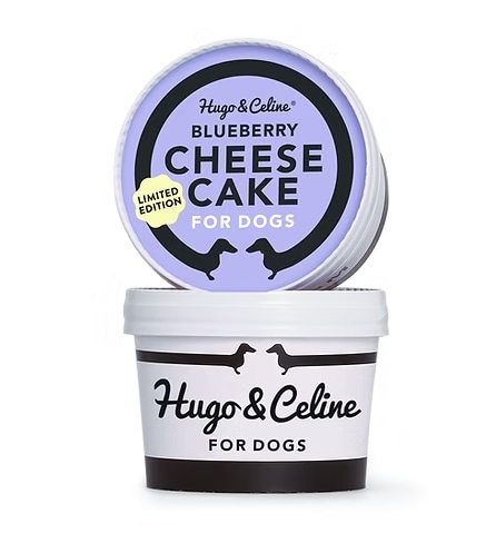 Hugo & Celine glass Blueberry Cheesecake 120g