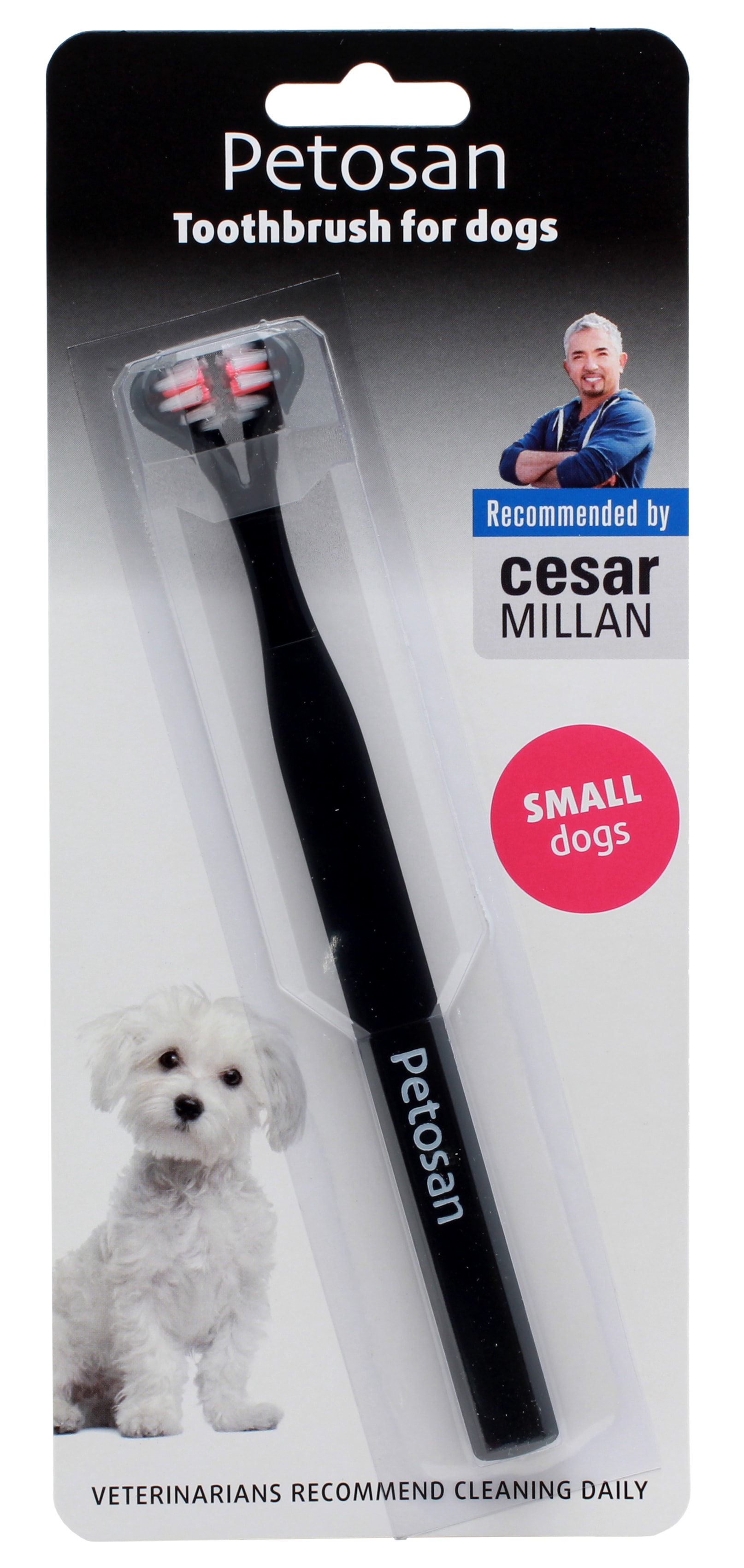 Petosan Dubbeltandborste flera storlekar - 2