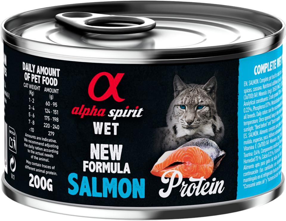 Alpha Spirit Katt Lax 200g