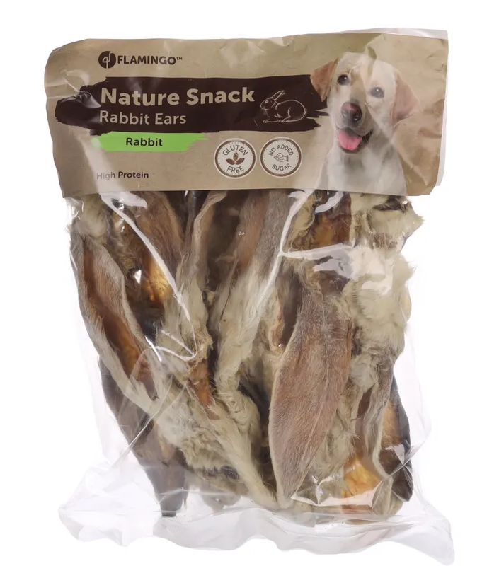 Nature Snack Kaninöron med päls 200g