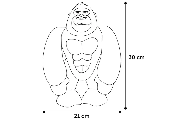Gorilla Kiga 30cm