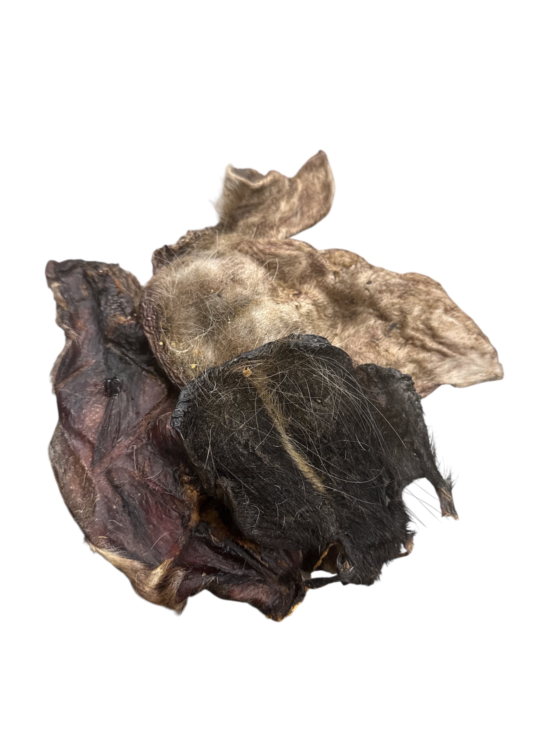 Oxhud & kind med päls/hg