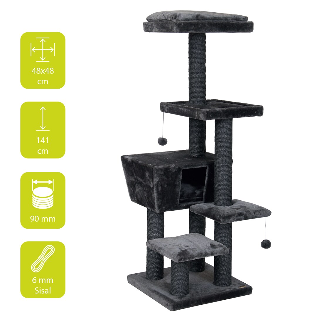 North Dakota mörkgrå 141cm - 2