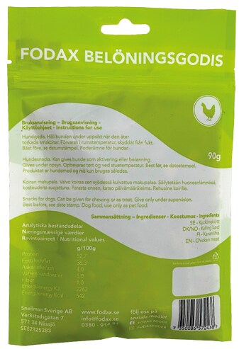 Fodax Belöningsgodis Kyckling 90g - 2