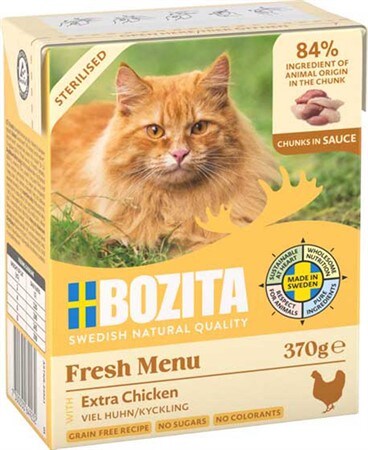 Bozita Våtfoder Katt 6x370g i sås olika sorter
