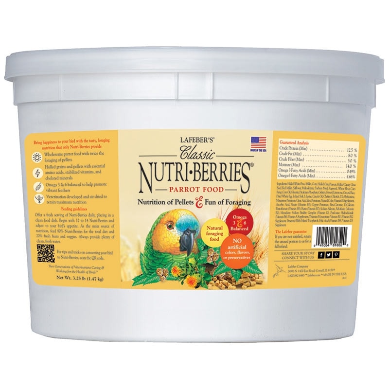 Nutri-Berries Classic Papegoja 1,47kg