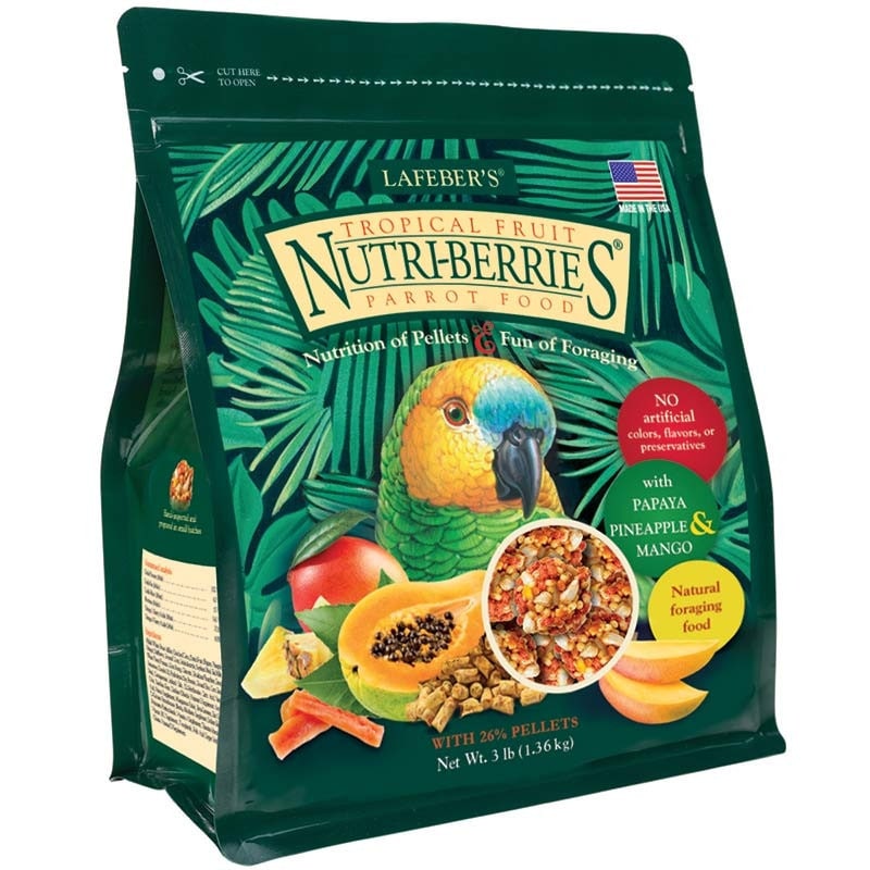Nutri-Berries Tropical Papegoja 1,36kg