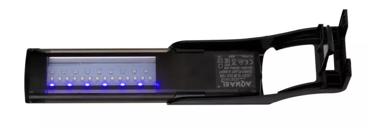 AquaEL LED-belysning Leddy Slim Duo Svart 10W 20-30cm