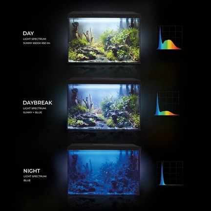 Aquael Akvarium 72 Liter Day&Night