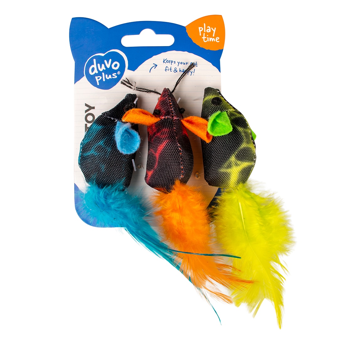 Canvas möss Flashy 3-pack