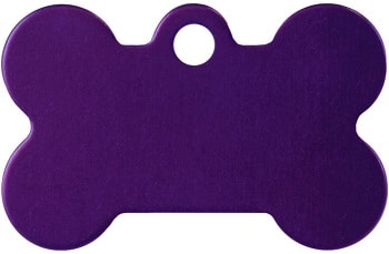 ID-bricka Stort Ben Lila