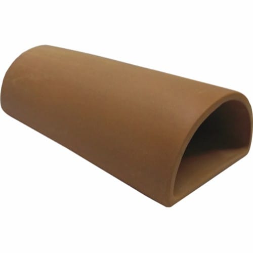 Malhåla oval brun 14x7x4cm	