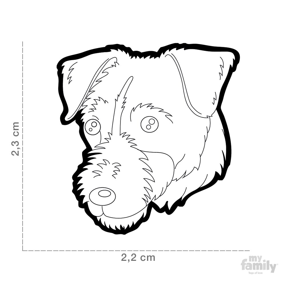 ID-bricka Jack Russel - 2