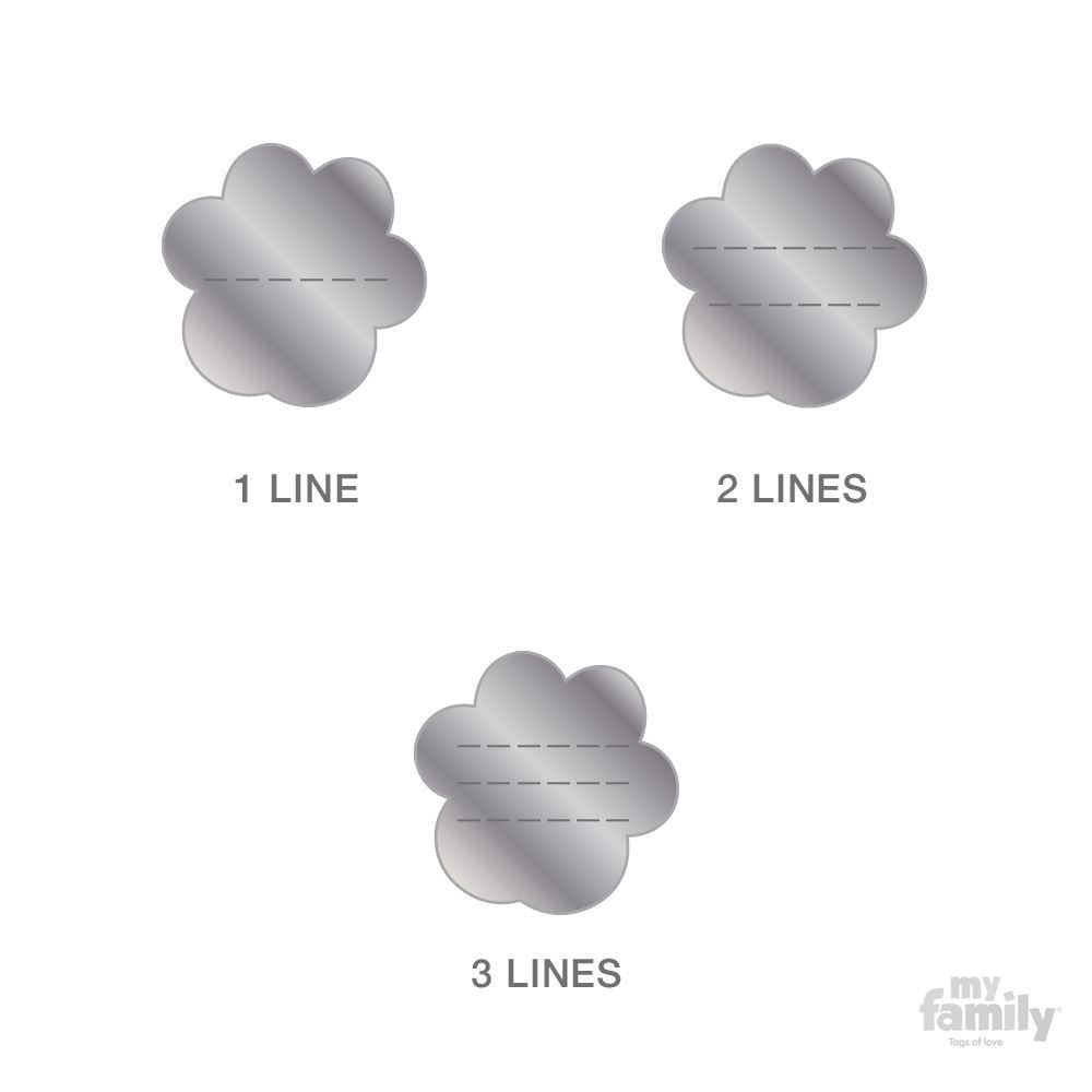 ID-bricka Classic Lila Tass Liten