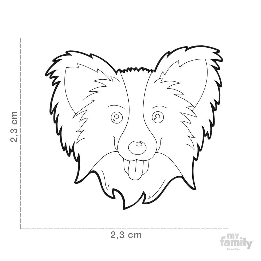 ID-bricka Papillon - 2