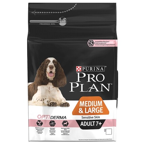 Pro plan medium & large adult Sensitive Skin 7+ 14kg - 2