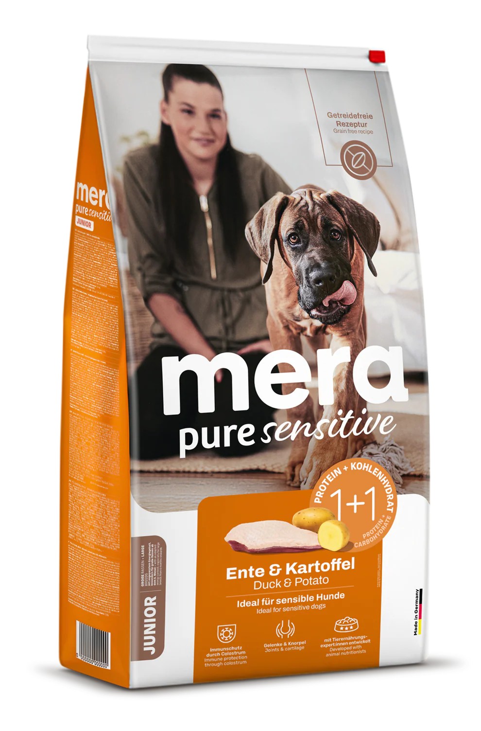 Mera Pure Sensitive Junior Anka & Potatis 12kg 