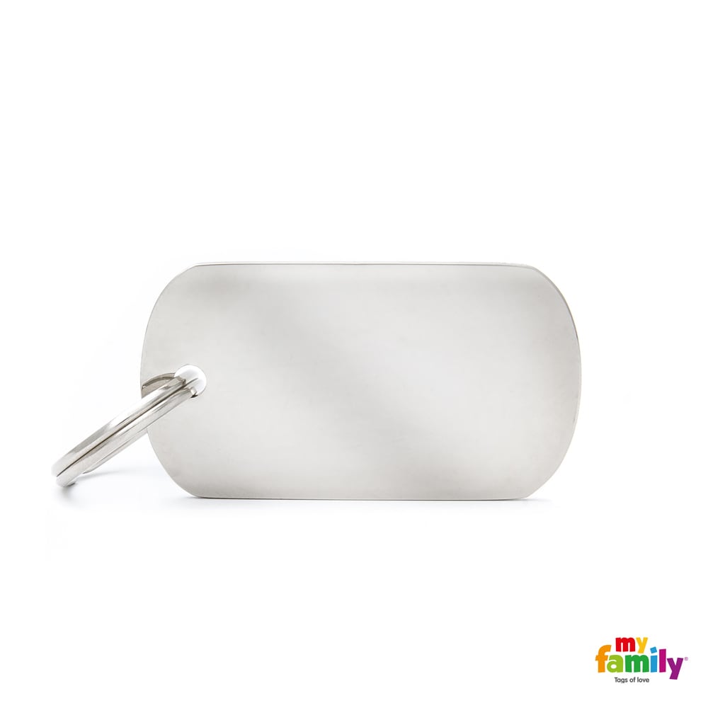 ID-bricka Basic Militär Krom Liten - 2