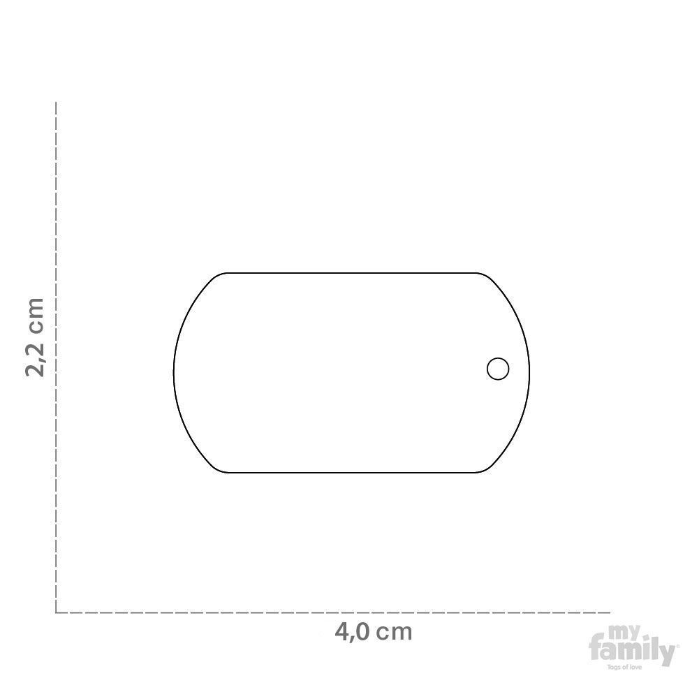 ID-bricka Flagga USA - 2