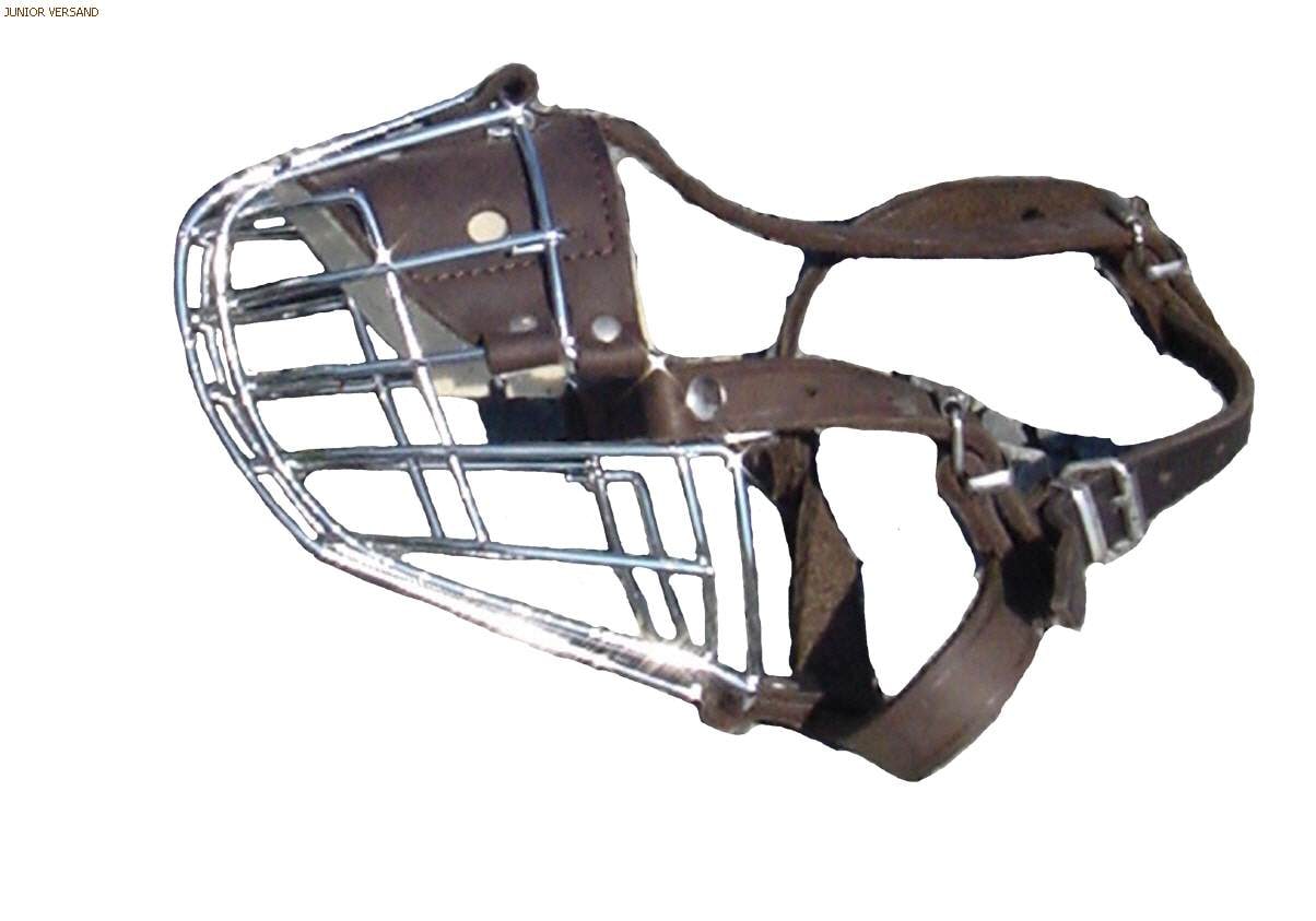 Munkorg Junior metall/läder Rottweiler hane