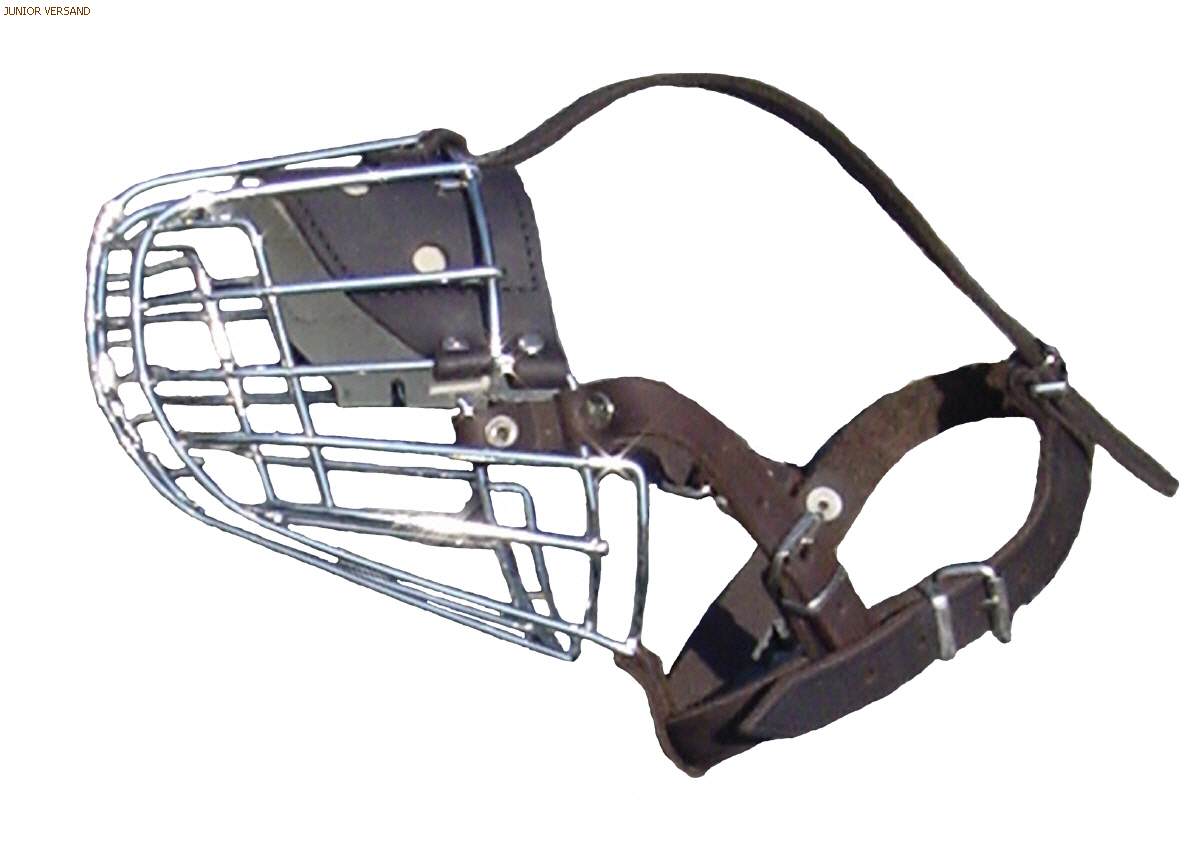 Munkorg Junior metall/läder Rottweiler tik