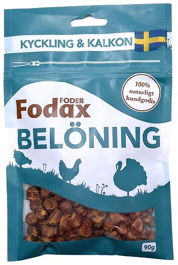Fodax Belöningsgodis Kyckling & Kalkon 90g