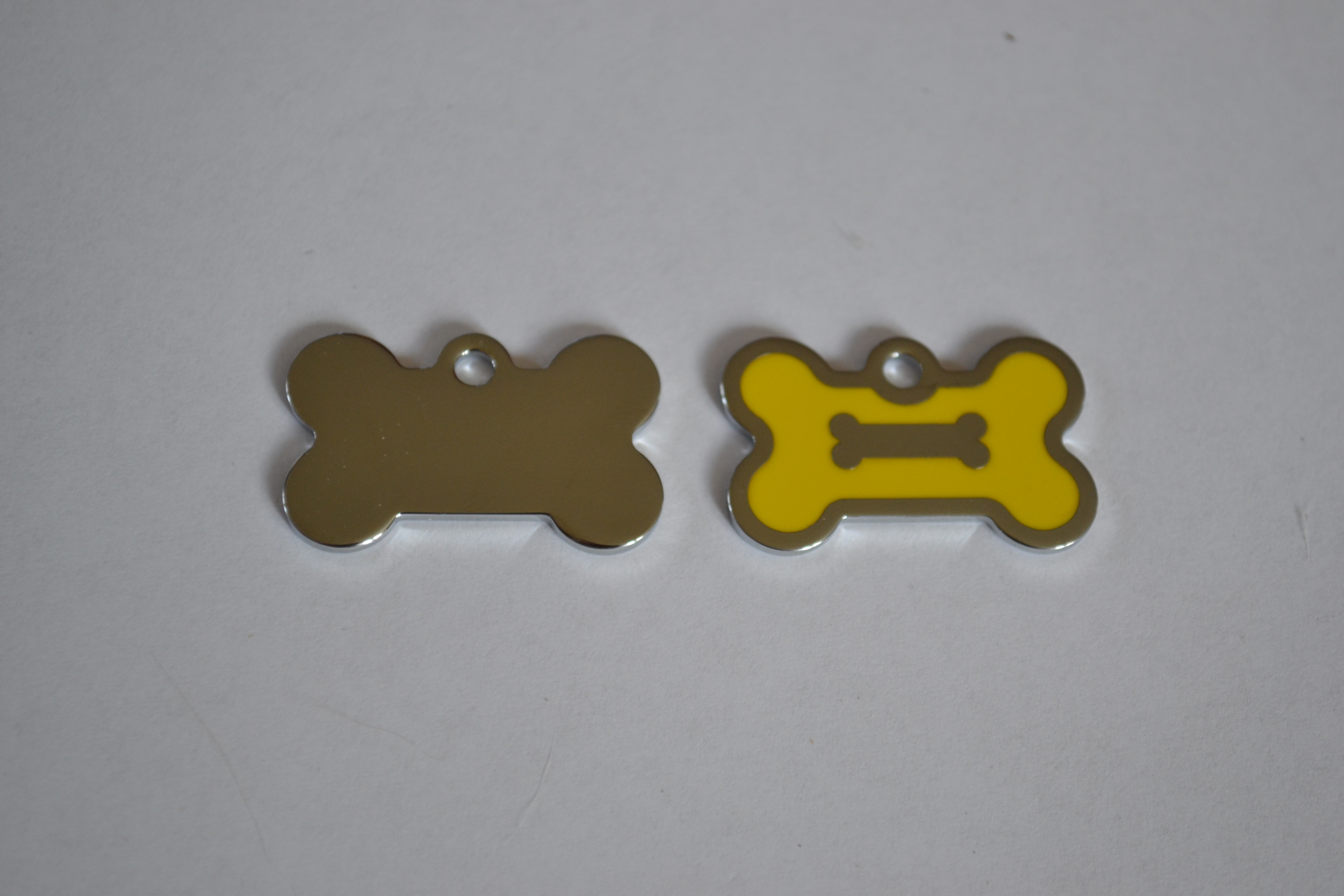 ID-bricka Epoxy litet ben gul - 2