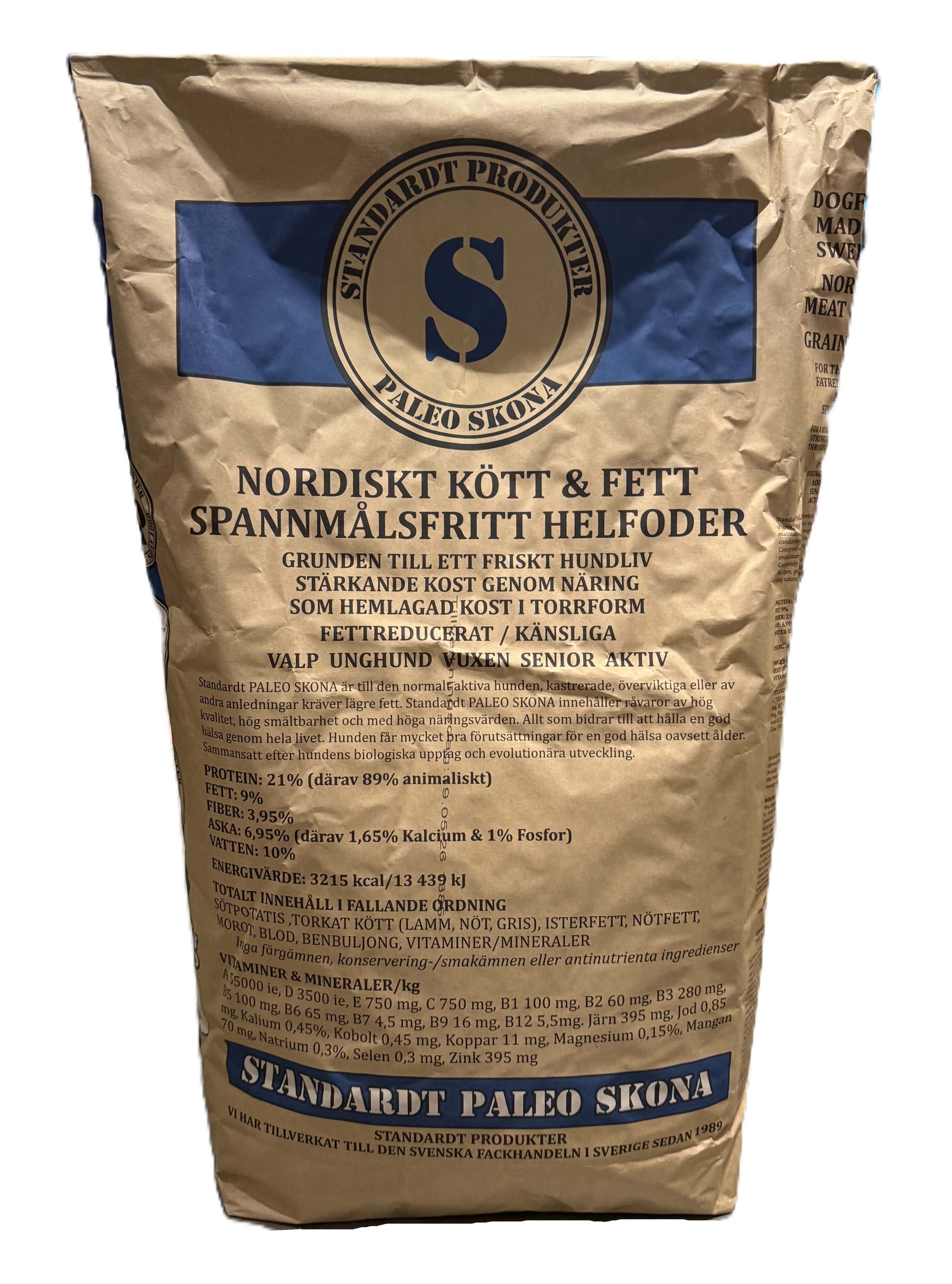 Standardt Paleo Skona 12kg