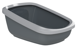 Peewee EcoGranda kattlåda grå 66cm