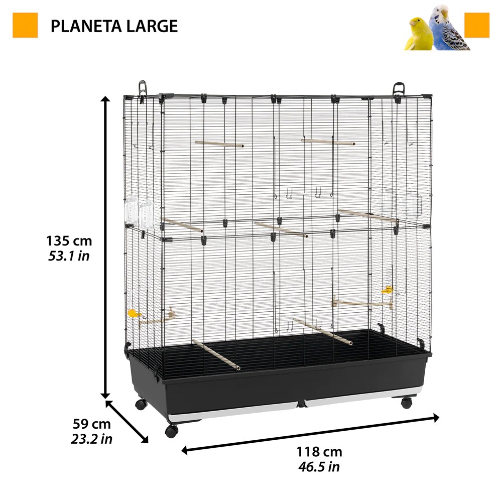 Fågelbur Planeta Large 118x59xH135cm - 2