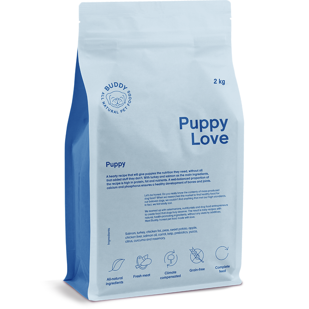 Buddy petfoods puppy love 2kg