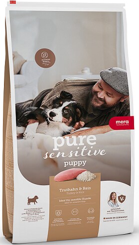 Mera Pure Puppy kalkon&ris 4kg 