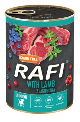 Rafi Lamm Junior med blåbär/tranbär 400g