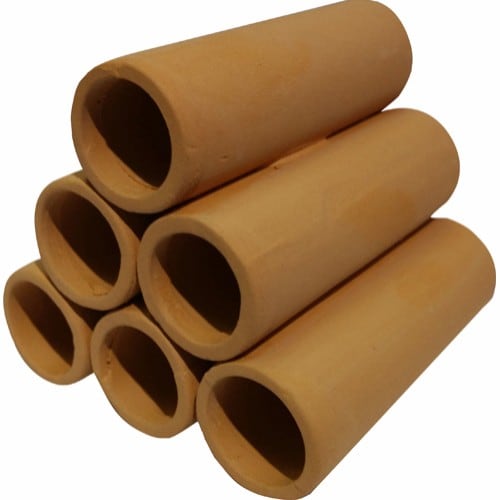 Räkrör runda brun 8,3x8,4x7,2cm