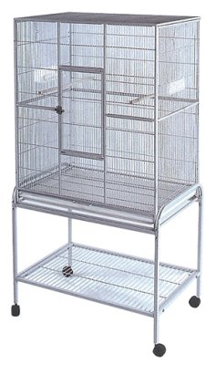 Fågelbur Rival med benställning