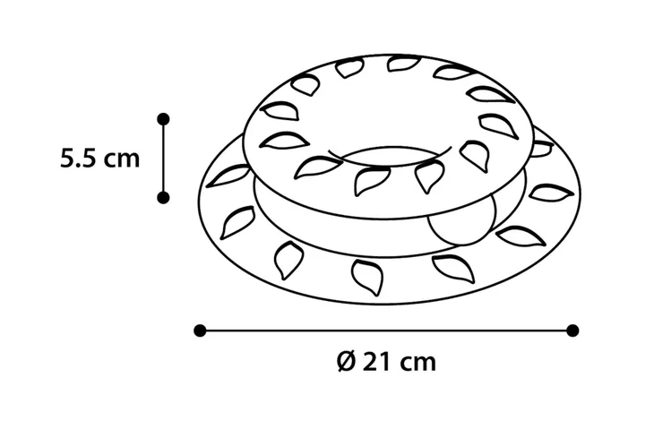 Kattleksak Safira med boll 21cm