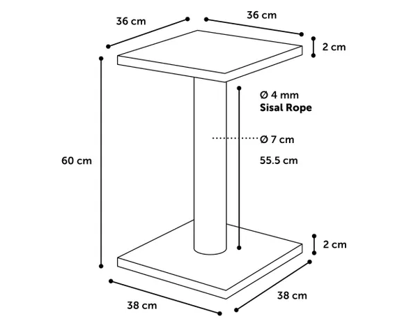 Klösmöbel Scolette beige 60cm - 2