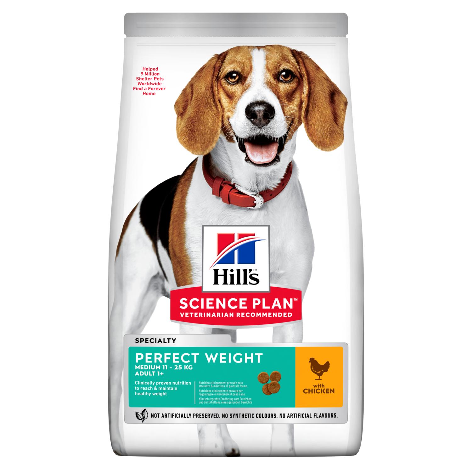 Hill's hund Adult perfect weight medium 12kg