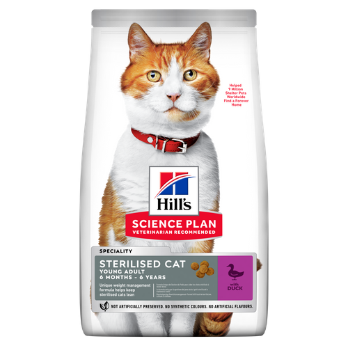 Hill's katt adult sterilised anka 1,5kg